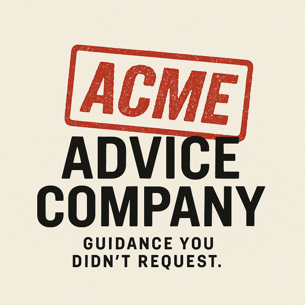 Official Advisory Notice (return) (comedy, satire, humor - not for official use)